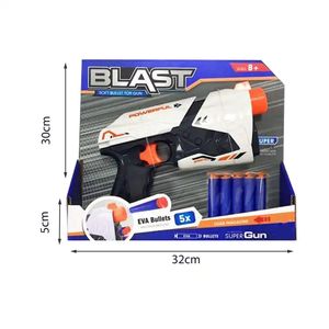 Pistola Giocattolo in Plastica con Proiettili Morbidi, Blaster EVA Airsoft con Dardi in Schiuma per Bambini e Ragazzi - Product Image 6