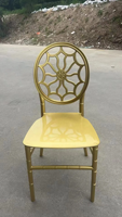 Chaises et tables de mariage en plastique, chaises, 4 pièces, pour hôtel, chaises fantôme royal