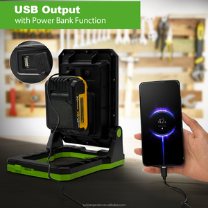 Lampe de travail LED pliable 30W, rechargeable, avec support - Product Image 2