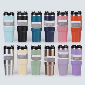 Taza Térmica de Viaje de Acero Inoxidable, Personalizada con Logotipo, 20oz, 30oz, 40oz, con Recubrimiento en Polvo, Ecológica, Duradera, Vaso Térmico para Café - Product Image 3