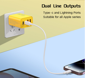 Portable 120W USB-C 4-Port Fast <b>Power</b> <b>Adapter</b> Charger PD 3.0 QC3.0 OTP OVP for Mobile Phones Laptops Travelers <b>US</b> - Product Image 3