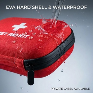 Trousse de premiers secours compacte et essentielle en EVA pour la maison, les activités de plein air, la survie et le camping – Grande capacité pour les urgences médicales - Product Image 1