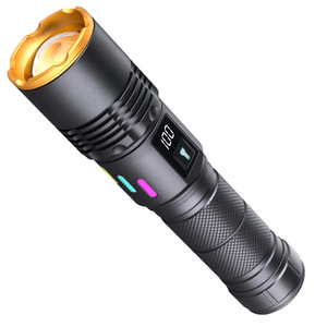 X618 Zoom Flashlight 1000 Lumens 500m Range Rechargeable With Type C Charging Adjustable Focus For Outdoor Use - Product Image 3