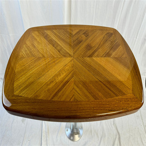 Mesa de Centro de Madera de Teca con Acabado Brillante de 45x60 cm para Yates, Autocaravanas y Barcos, Accesorios para Comercio Electrónico Transfronterizo - Product Image 2
