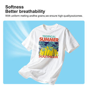 1 كجم من مسحوق الطباعة الحرارية DTF الناعم 0-80 ميكرون، مسحوق TPU للطباعة الحرارية على القمصان لطابعة DTF 60 سم - Product Image 4