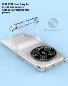 Étui de téléphone portable transparent souple antichoc de haute qualité en TPU pour <span class=keywords><strong>XiaoMi</strong></span> 14 14T Pro - Product Image 2
