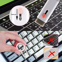 Kit de nettoyage populaire pour écouteurs, stylo de nettoyage pour écran de téléphone portable, kit de nettoyage 7-en-1 pour clavier d'ordinateur