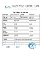 Vente en gros d'usine, bisglycinate de magnésium en vrac, 99% de qualité alimentaire, poudre blanche, 25 kg/tambour, certifié HACCP ISO9001