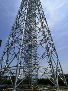 Nhà Sản Xuất 20-120M Mạ Kẽm Nhúng Nóng Tự Hỗ Trợ Wifi GSM <span class=keywords><strong>3G</strong></span> 4G 5G Ăng Ten 4-Chân Ống Thép Viễn Thông Tháp - Product Image 5