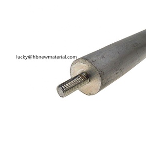 ASTM B418-95 chúng tôi Mill 18001k kẽm anode Rod với Threaded Bolt và thép cắm hàn - Product Image 4