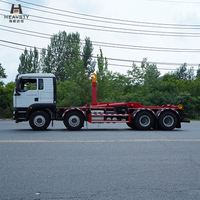 Camión de basura diésel HEAVSTY 8x4 de 30 toneladas con gancho elevador nuevo, 350HP, de servicio pesado, con brazo de gancho rodante para Sitrak CLD5310ZXXZZ6
