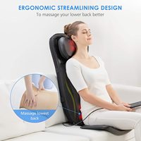 Shiatsu Massage Sitzkissen mit wärme schneidendem und kneten dem Vibrations sitz massage stuhl
