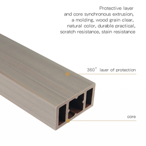 Tăng cường UV bảo vệ ngoài trời <span class=keywords><strong>WPC</strong></span> hàng rào lan can/trang trí <span class=keywords><strong>WPC</strong></span> gỗ ống/co ép đùn bên ngoài <span class=keywords><strong>WPC</strong></span> Ống Vuông - Product Image 3