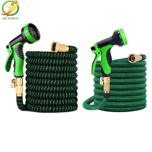Winslow & Ross 15m length max 6 bar dia.12mm rubber soaker garden water hose with 2 way connector