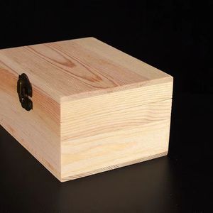 Wooden Storage Boxes Set 3Pcs Lockable Flip Top Jewelry Organizer Desktop <b>Box</b> Handmade Wood Material China Origin - Product Image 2