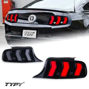 Feux arrière LED TYPY 2010-2014 pour Ford Mustang avec clignotants lumineux, pour la version américaine, pièces de rechange. - Product Image 1