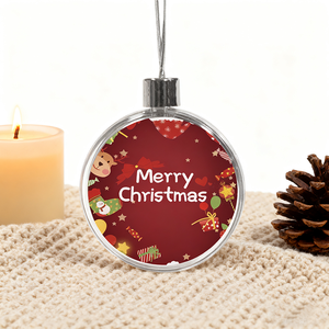 Adornos Navideños <span class=keywords><strong>de</strong></span> Plástico Topjlh para Sublimación, en Blanco, Personalizables con Logotipo, Decoración <span class=keywords><strong>Navideña</strong></span>, Venta al por Mayor para <span class=keywords><strong>Tiendas</strong></span> Minoristas, Artículos para Fiestas - Product Image 2
