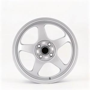 <span class=keywords><strong>Llantas</strong></span> de Aleación de Aluminio de 16 Pulgadas, Diseño Moderno y Popular 2026, 4X100 4X114.3, Blancas, de Cinco Radios, para Autos - Product Image 4