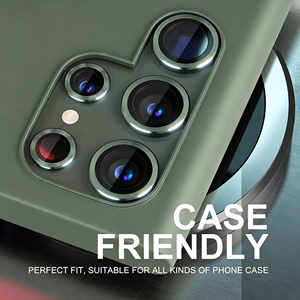 Film protecteur d'objectif d'appareil photo pour téléphone portable OEM personnalisé en métal grainé CD, ultra-transparent, fin, effet « Eagle Eyes » pour Samsung S24 S25 S26 Ultra - Product Image 3