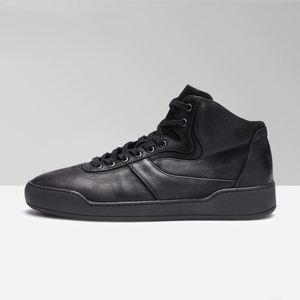 Chaussures décontractées en cuir véritable pour hommes, nouvelle conception, baskets en cuir pour la marche - Product Image 2