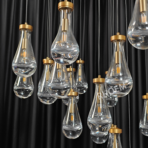 Luxury K9 Crystal Raindrop Round Chandelier Crystal Sphere <strong>Cluster</strong> Pendant <strong>Light</strong> for Living Room Staircase High Ceiling Foyer - Product Image 3