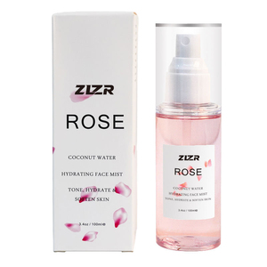 Agua de Rosas Orgánica Natural de Marca Privada, Bruma Facial Hidratante, Spray para el Cuidado de la Piel, Tónico Facial, Agua de Rosas para la Cara - Product Image 1