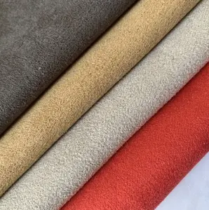 May Home Dệt Dệt Kim Giả 100% Polyester Vi Da Lộn Vải