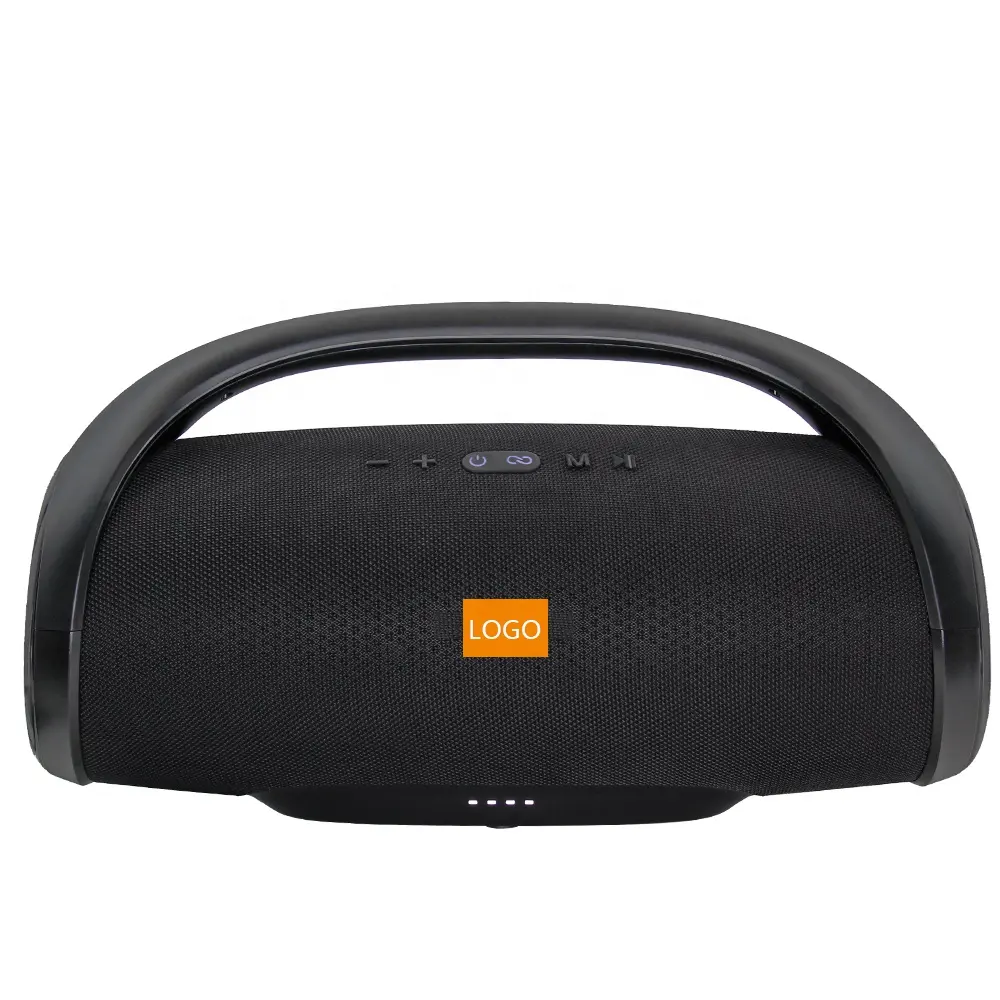 Top hot sale IPX7 waterproof boombox with bt usb tf, portable audio mega bass sound box, super bass boombox 2 woofer speaker