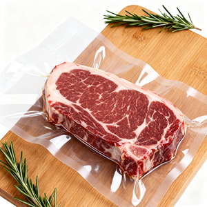 <span class=keywords><strong>Sac</strong></span> sous vide transparent en nylon PE imprimé sur mesure par sérigraphie pour l'emballage de <span class=keywords><strong>viande</strong></span>, de poisson et de noix surgelés en détail - Product Image 2
