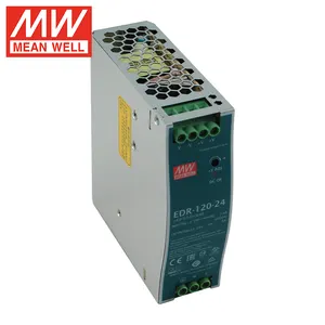 平均井EDR-120-24 120W 24v全范围交流输入Din导轨电源