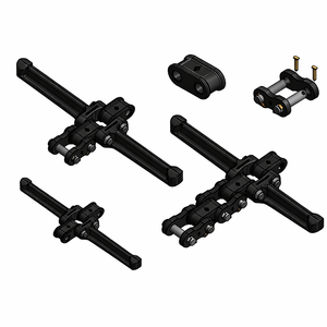 Cadena de Transportador Industrial de Alta Resistencia, Acero Forjado, Doble Flexión DA-550, para Líneas de Pintura Automotriz y Fábrica - Product Image 1