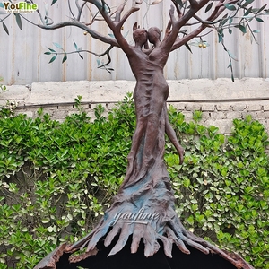 YOUFINE Antique Abstract Decor Outdoor Villa Jardim Grande Arte Intemporal Elenco Gigante Árvore de Bronze da Vida Escultura Estátua para Venda - Product Image 6