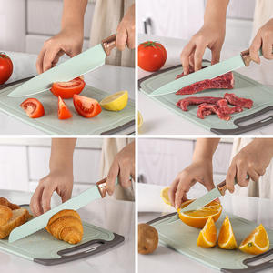 Gadget De Cozinha Cozinhando Balde De Armazenamento Antiaderente Punho De Madeira Acessórios De Silicone Conjunto De Utensílios De Cozinha - Product Image 4