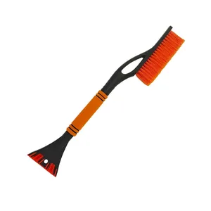 EVA Foam Handle Cleaning Scraping Tool Winter Detachable Car Ice Scraper Snow Brush For Car