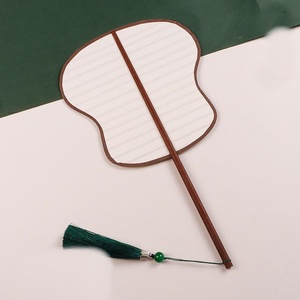Handgemachtes Reispapier Alter Stil Fan Blank Kalligraphie Fan Traditionelle Chinesische Malerei Benutzer definierte Handschrift liche Kunst <span class=keywords><strong>Promotion</strong></span> Geschenk - Product Image 1