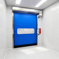 Porte industrielle résistante de tirette de PVC, obturateur durable et résistant aux chocs pour le quai de chargement d'entrepôt
