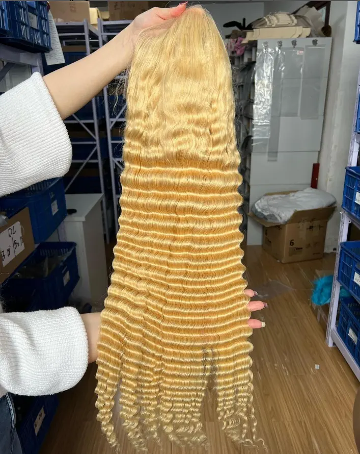 Perruque lace wig mongole 613 naturelle — ali queen, perruque cheveux humains, tissage mongol, lisses, Blonde # 100%, trame de cheveux vierges, haute qualité