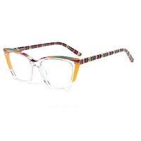 Grandes montures de lunettes en acétate pour femmes Vente en gros