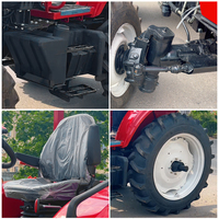 Tracteur agricole multifonctionnel 4x4 diesel 100 CV avec chargeur, pelle rétrocaveuse et tondeuse – Meilleur prix de gros