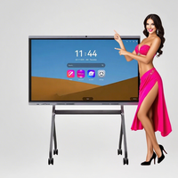 Prix le plus bas Android IFPD écran plat interactif double système 40 Points tactile 55 65 75 86 pouces tableaux blancs interactifs
