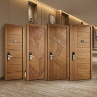 Portes coupe-feu en bois pour intérieur, conformes aux normes UL EN, 20/30/60/90 minutes, pour hôtels et appartements (vente en gros)