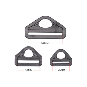 <b>Plastic</b> D Ring Buckles For Bags Luggage Accessories 25mm 32mm 51mm Durable Fasteners For <b>Tote</b> Outdoor Backpacks - Product Image 3