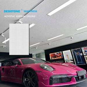 Fabricante Techo <span class=keywords><strong>de</strong></span> yeso acústico Mejor <span class=keywords><strong>precio</strong></span> Panel acústico <span class=keywords><strong>de</strong></span> yeso con orificio redondo Suministro <span class=keywords><strong>de</strong></span> China Placa <span class=keywords><strong>de</strong></span> yeso perforada - Product Image 3