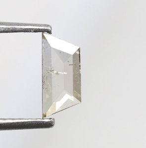 Prix exclusif 0.50 ct. Diamant plat trapézoïdal brun naturel coupe rose pour bague de fiançailles, bijoux en diamant pour elle - Product Image 5