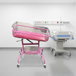 Lettino Ospedaliero per Neonati HOCHEY MEDICAL in Materiale ABS, Facilmente Spostabile, con Ruote - Product Image 1