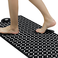 YIDE Tapis de baignoire antidérapants au design avancé avec passoire à cheveux avec ventouses Tapis de bain de douche écologique