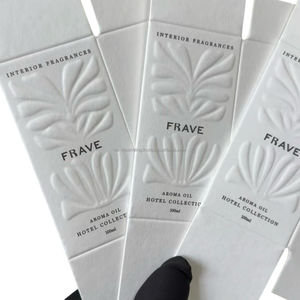 Caja de papel artesanal para el cuidado de la piel en relieve 3D reutilizable de alta calidad personalizada con diseño de impresión en relieve de estampado de papel de aluminio - Product Image 5