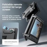 Drone pliable M66 MAX HD FPV télécommandé avec écran, moteur brushless, double caméra, construction en plastique et évitement d'obstacles