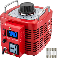 Transformateur à balais de charbon réglable monophasé 220V 110V American Standard 0-130V 0,5kva 1KVA Régulateur de tension AC