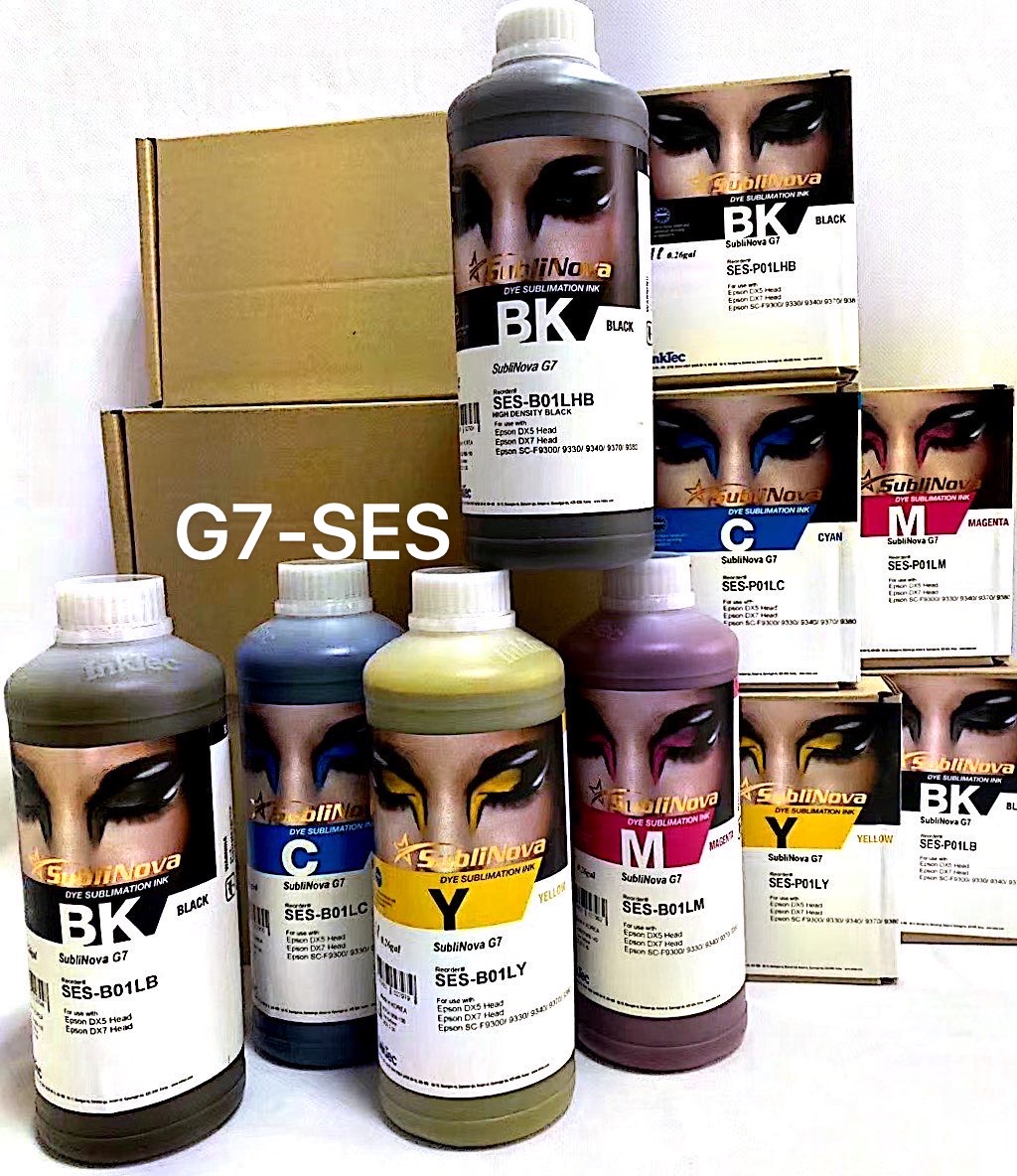 Kinktec G7 SES сублимационный комплект для чернил высокой плотности Korean для заправки чернил для принтеров F6200 F7200 F9200 F9300 F9370